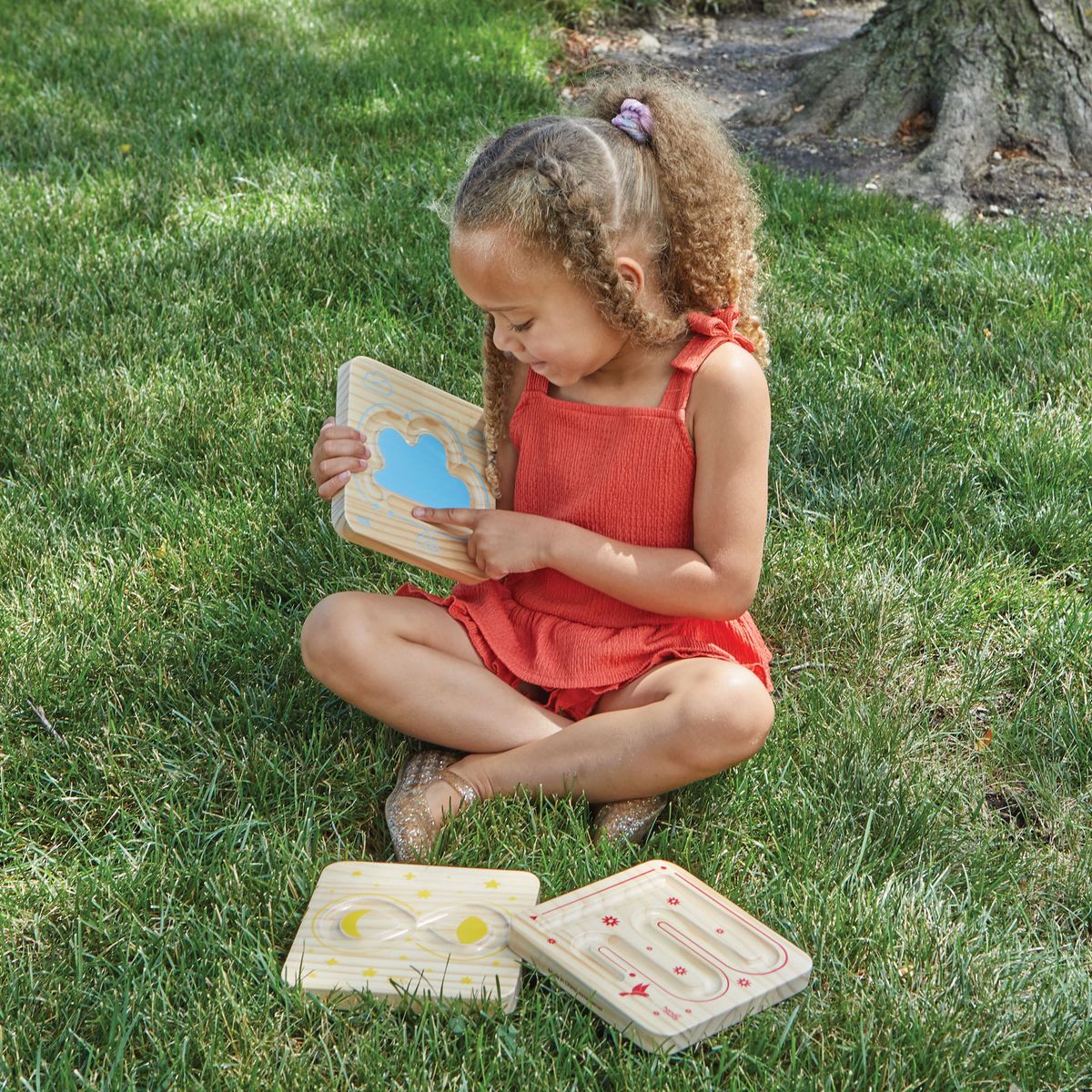 Wooden Mindful Maze Set