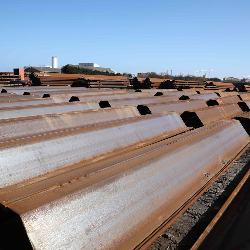 Sheet Piling UK's Emirates Steel Sheet Piles at PD Ports site at Immingham