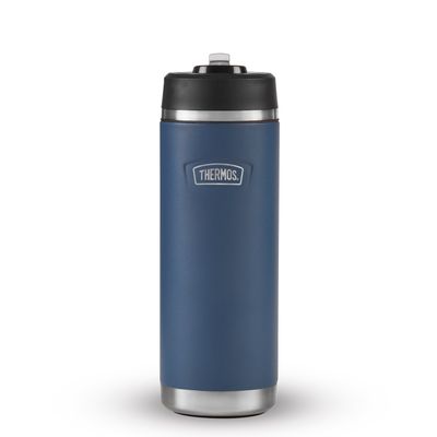 Icon Series Bottle With Straw Lid – 710ml - Solent Navy