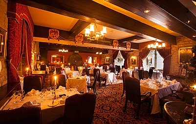 The Josephine Restaurant at Langley Castle Hotel, Northumberland