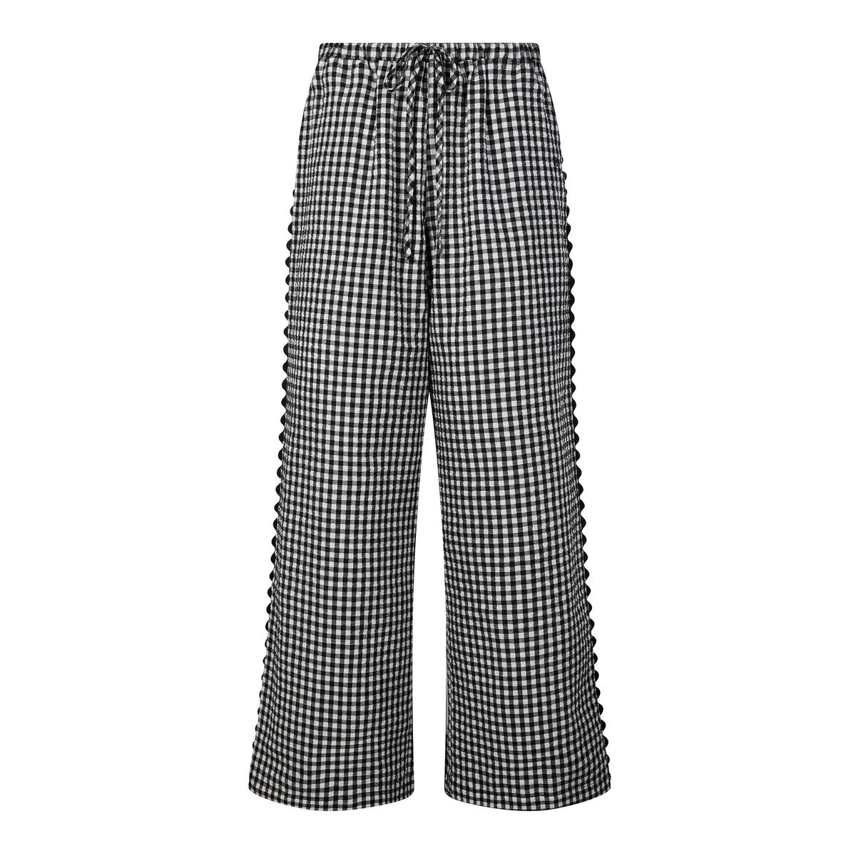 Fearne Women's Gingham Trousers - Black Check