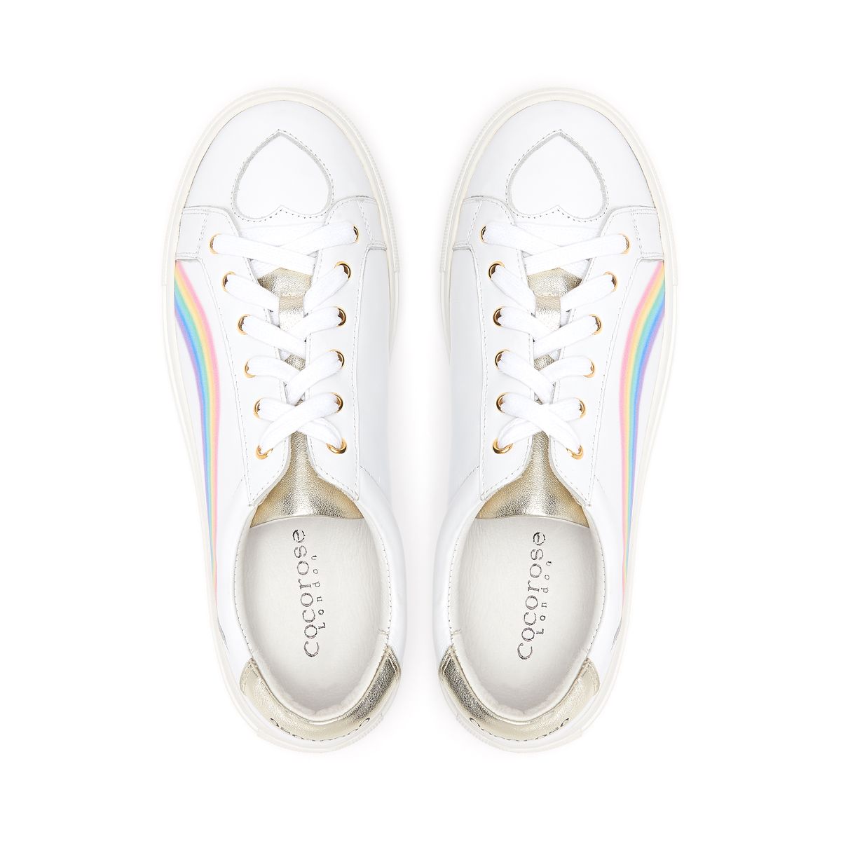 Hoxton White with Rainbow