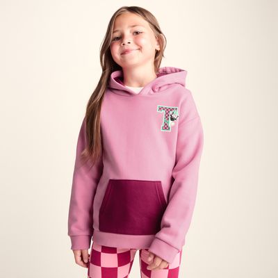 Masham Shaun the Sheep Kids Supersoft Overhead Hoodie - Beetroot Red
