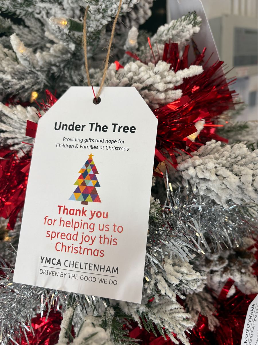 Under The Tree Christmas tree:  YMCA Cheltenham Sports Centre.