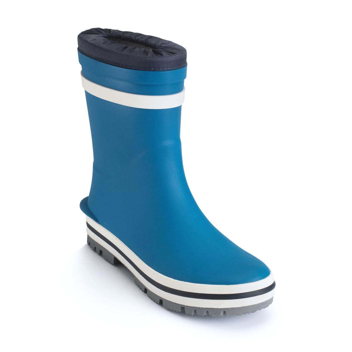 Big Puddle, Blue slip on waterproof kids wellies