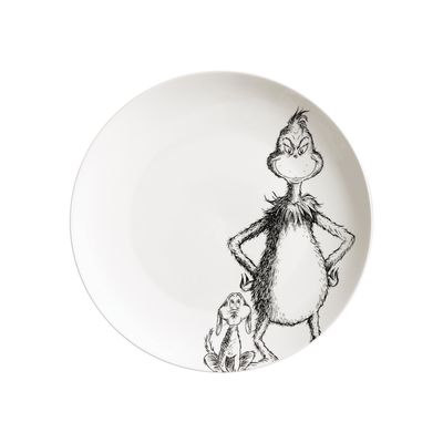 10.5 INCH DINNER PLATE CLASSIC GRINCH AND MAX