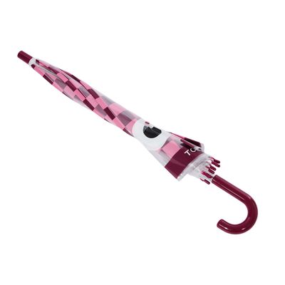 Romney Kids Shaun the Sheep Umbrella - Beetroot/Candy Floss Checkerboard