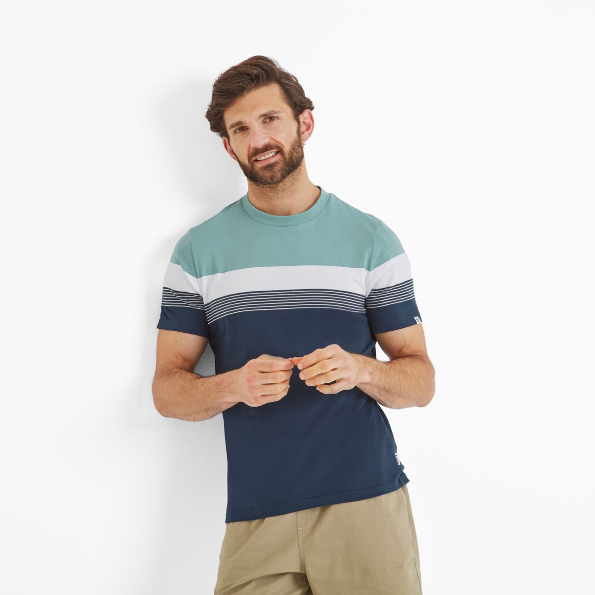 Farndon Men's T-Shirt - Light Sky/Inky Blue