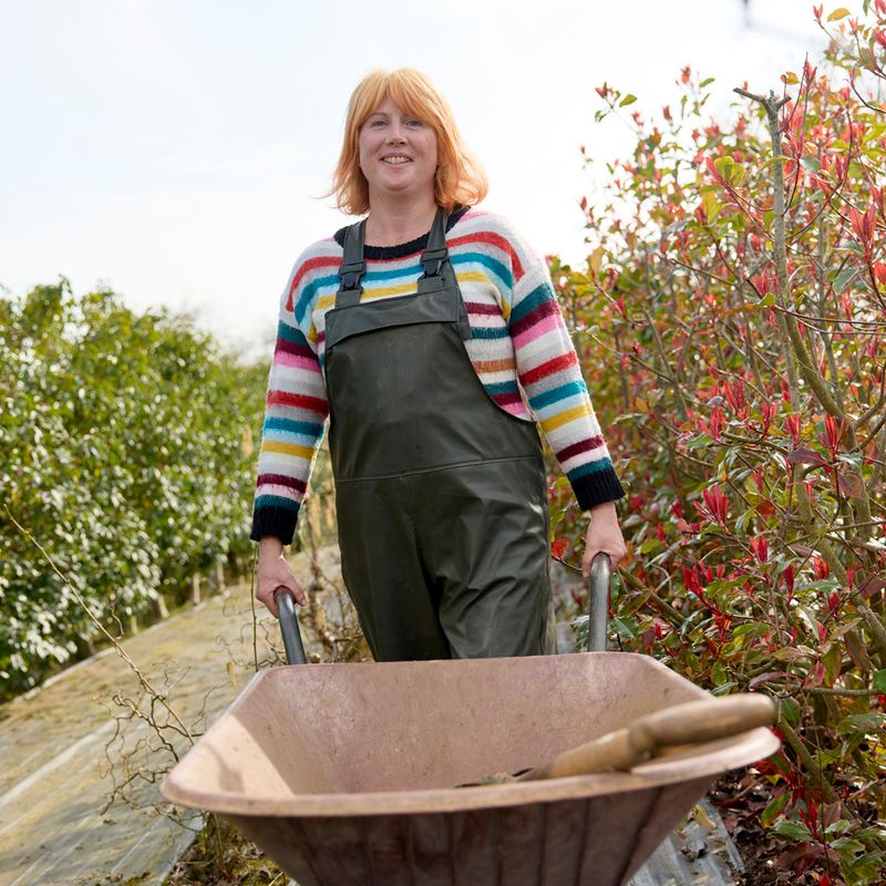 Moulton College student is undertaking her work experience at Flower & Farmer 