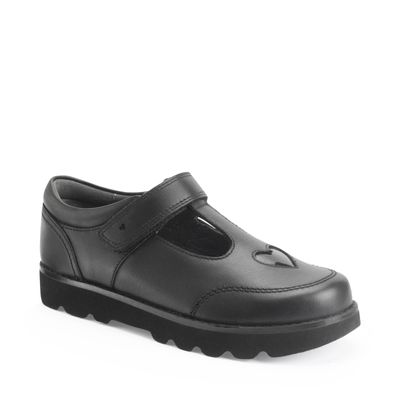 Locket Leather School Shoe
