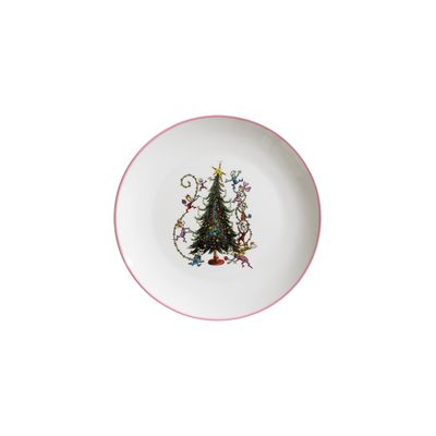 THE GRINCH 7.5 INCH SIDE PLATE CINDY AND THE WHO'S