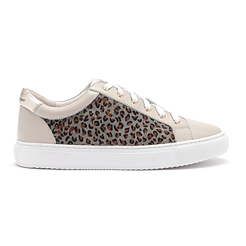 Hoxton Leopard Print trainers