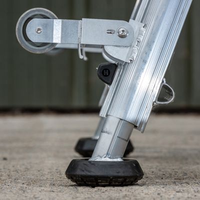 ATTP rubber foot and wheels ready for transport