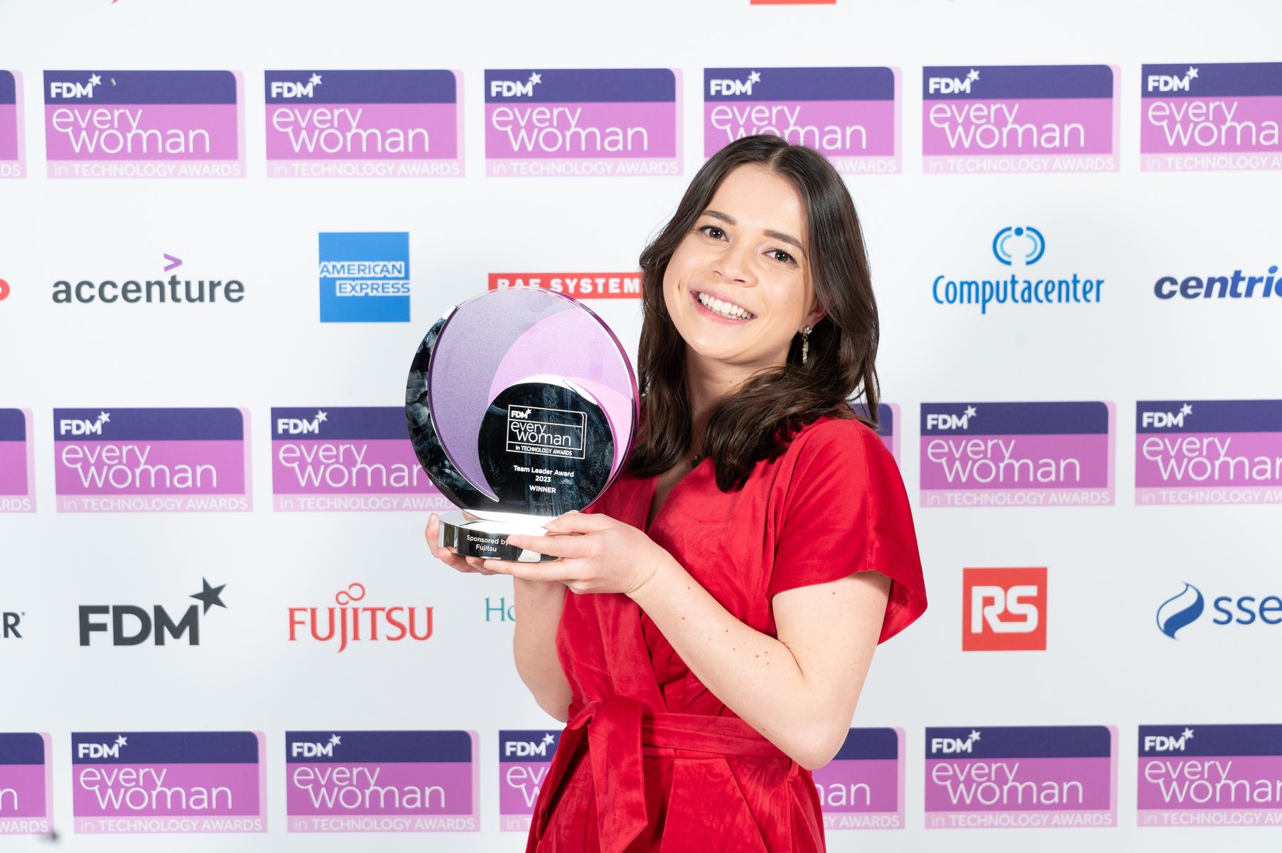 Becky Ferraro, Inclusive Design Lead at Deloitte Digital Winner of the 'Team Leader Award' (sponsored by Fujitsu) at the 2023 FDM everywoman in Technology Awards