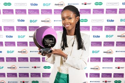 Rose Ovensehi, Founder & CEO of Flora & Curl, winner of The Small Enterprise Award at the 2024 everywoman Entrepreneur Awards, in association with BGF