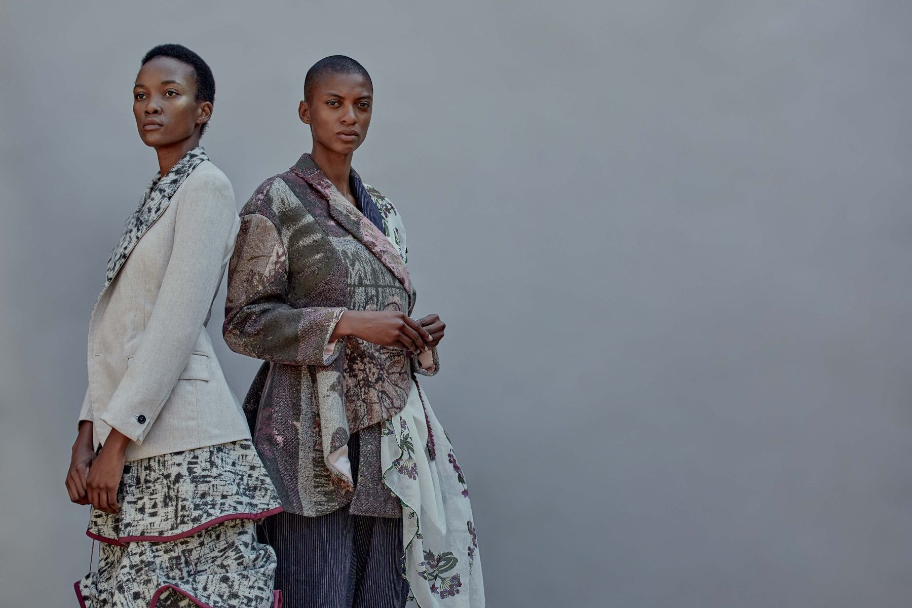 Final year fashion student designs using Hainsworth wool
