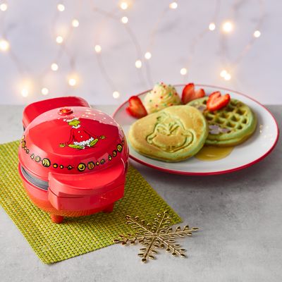 THE GRINCH MINI WAFFLE MAKER - RED
