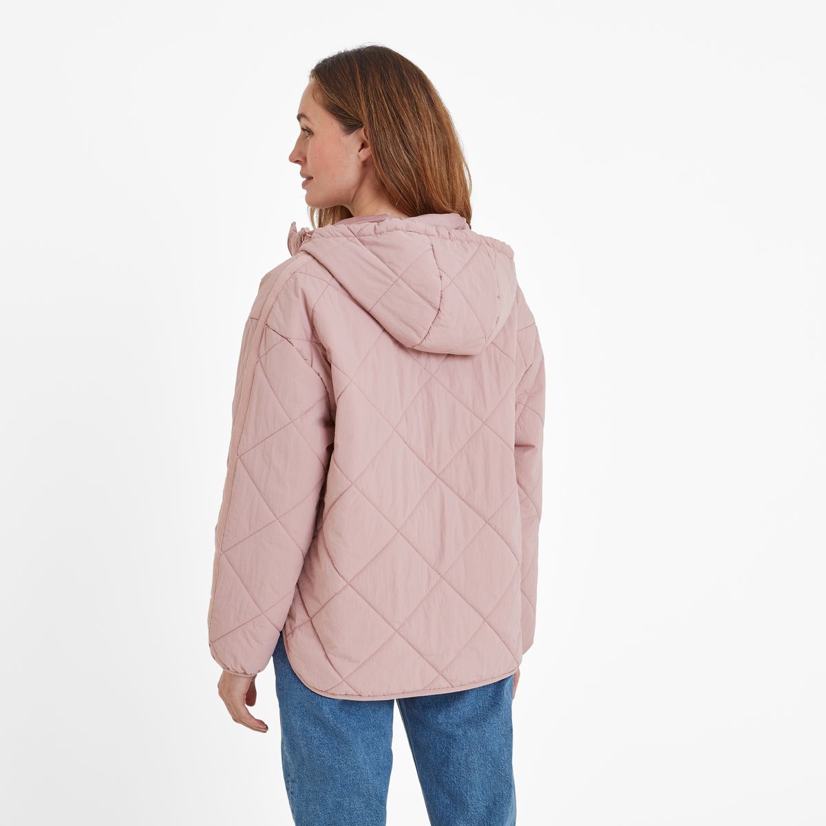 Orford Women's Hooded Padded Jacket - Faded Pink
