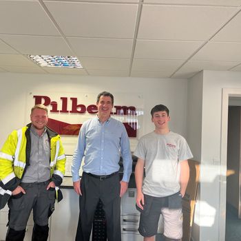 Benjamin, Rob and Sam join the growing team at Pilbeam Construction