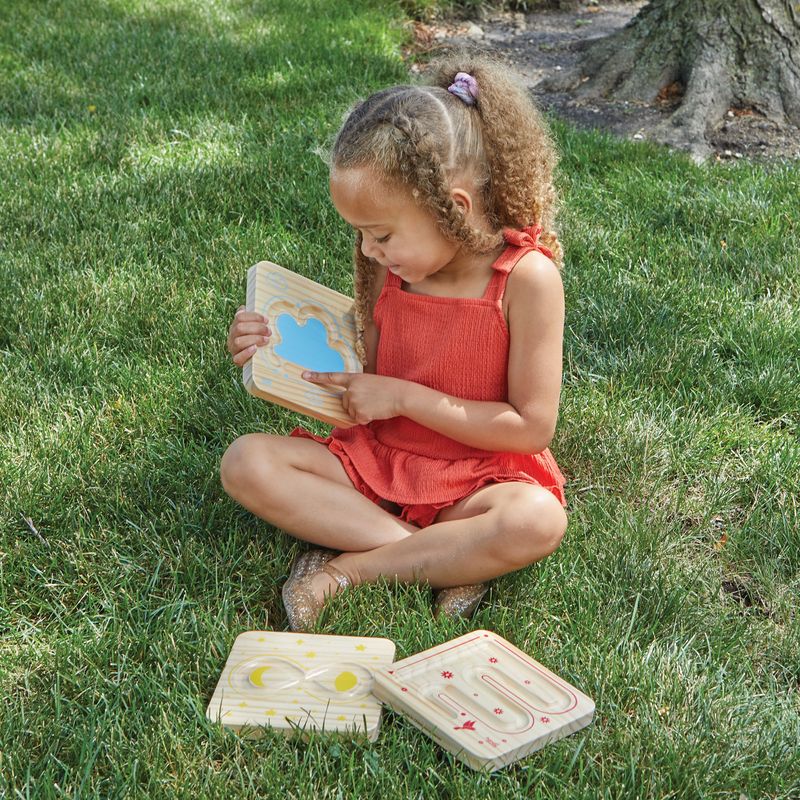 Wooden Mindful Maze Set
