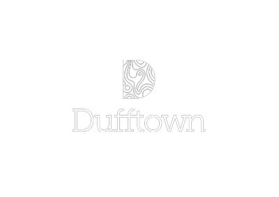 Destination Dufftown - lockup - white 