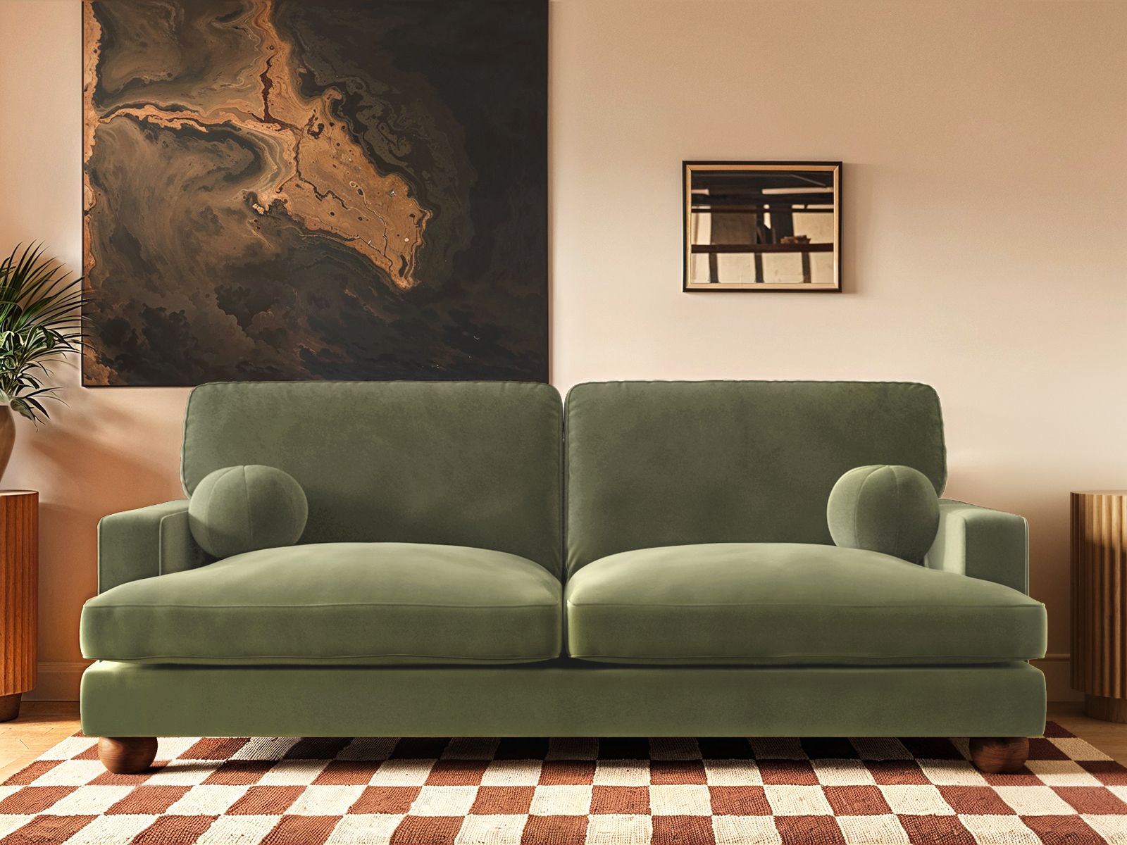 Solace+Co Addison 3-seater sofa