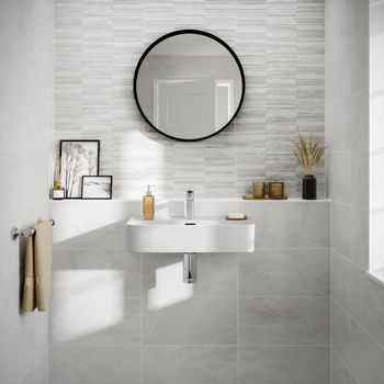 Atlas White Decor Ceramic Tiles