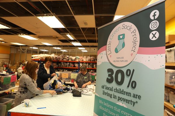Miller Homes Community Fund Donation to Little Green Sock Project