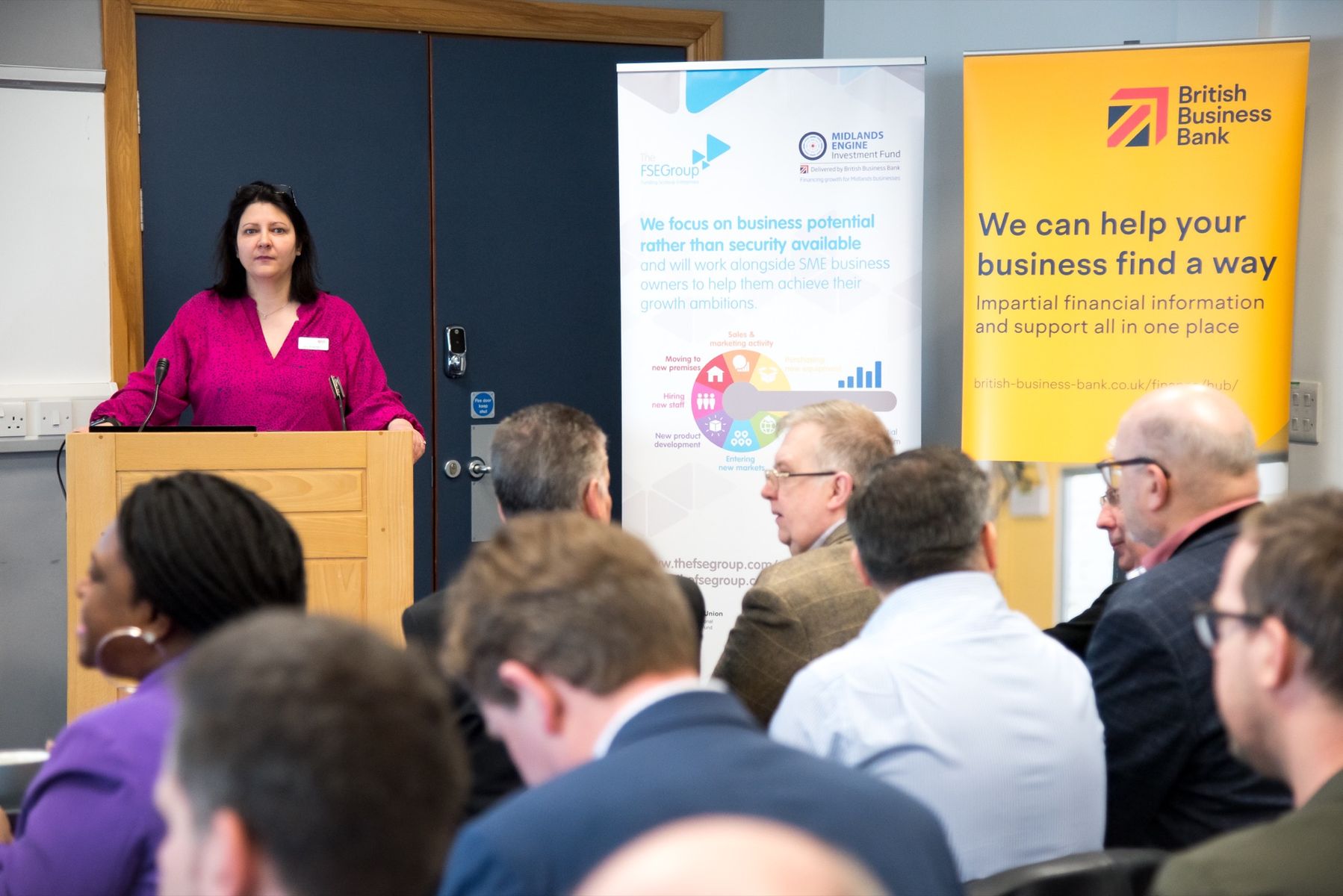 Tracy Sherratt speaking at an access to finance event staged by the British Business Bank and the Marches LEP in March.jpg