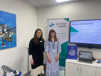 Hannah Wallbridge, Senior Associate at Gardner Leader (left) and Sarah Swift, Alzheimer’s Society (right)