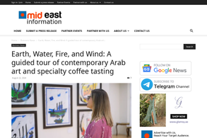 Screencapture of Middle East Business News and Information - mid-east.info