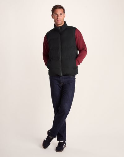 Arton Men's Padded Gilet - Black