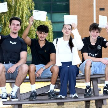 Sports and engineering students from Telford College, including Rebecca Draniceanu, who is starting a degree apprencticehip in clinical engineering (1) (1).jpg