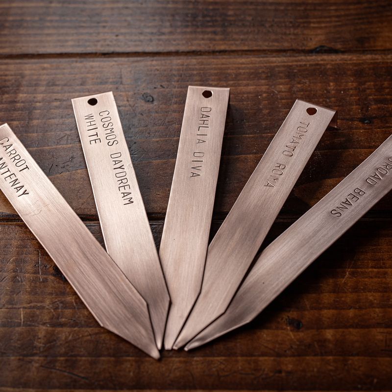 Copper Plant Labels (customisable)