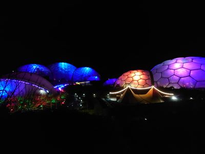 Hangloose Adventure Skywire Night Flight at The Eden Project 