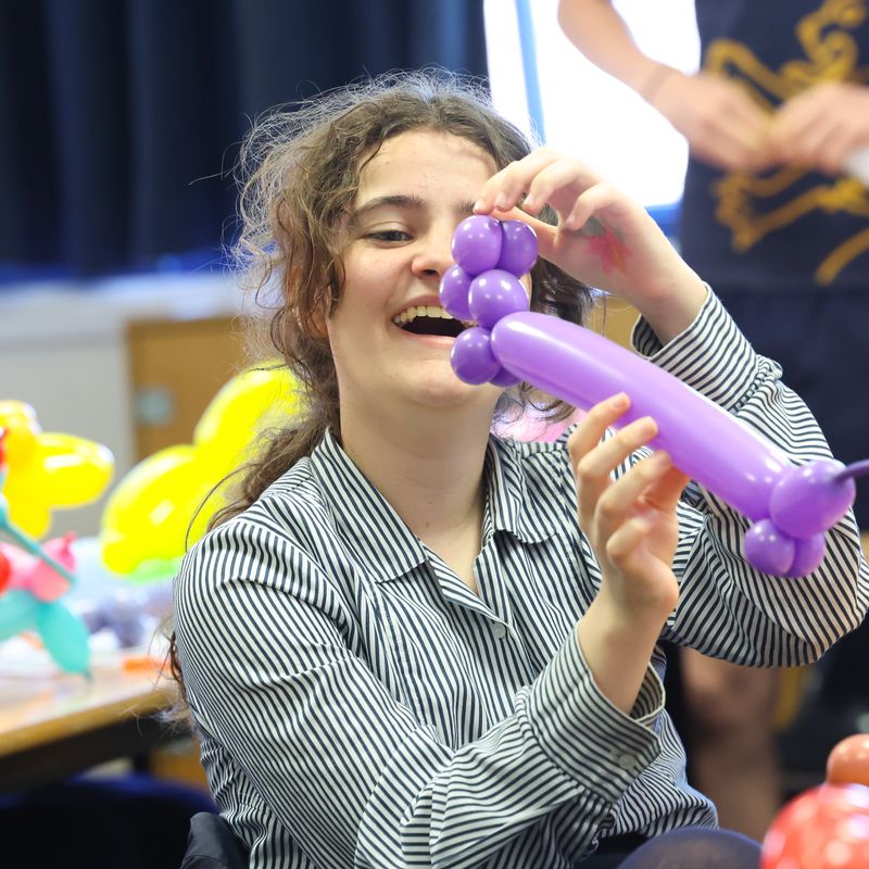 Warminster School balloon making workshop