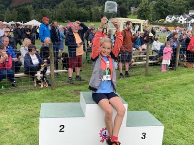 Molly Haigh, winner of the Grasmere Lakeland Sports and Show's 'Young Sports Reporter' competition 2023.