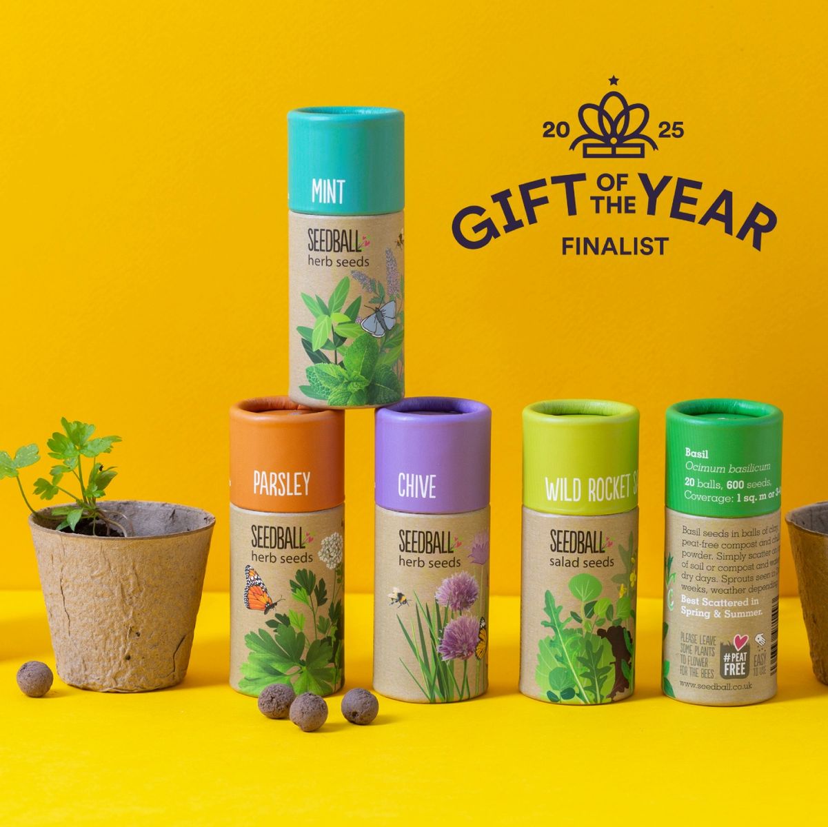 Seedball Herb Tubes