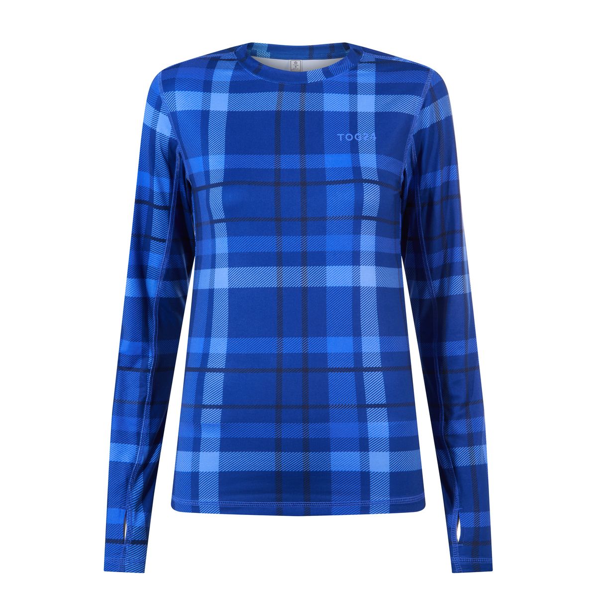 Snowdon Womens Thermal Crew Neck Base Layer - Cobalt Check