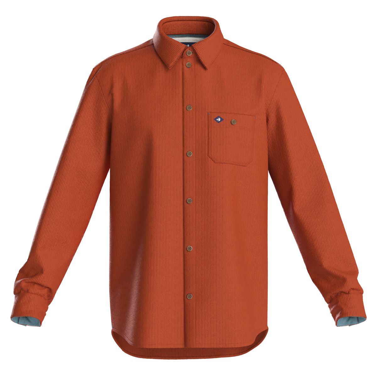 Brakeburn Rust Cord Shirt (cut out) - £54.99