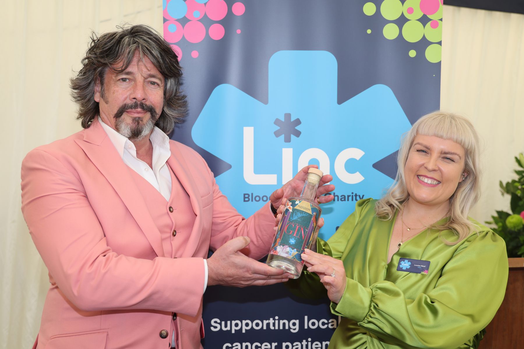Laurence Llewelyn-Bowen and Louise Neal, CEO at Linc