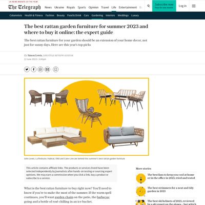 Screencapture of The Daily Telegraph