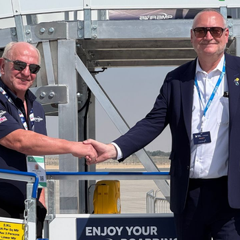 Graham Corfield, Aviramp CEO and Robert Powell dnata's VP Technical Services UAE and Global GSE Strategy.jpg
