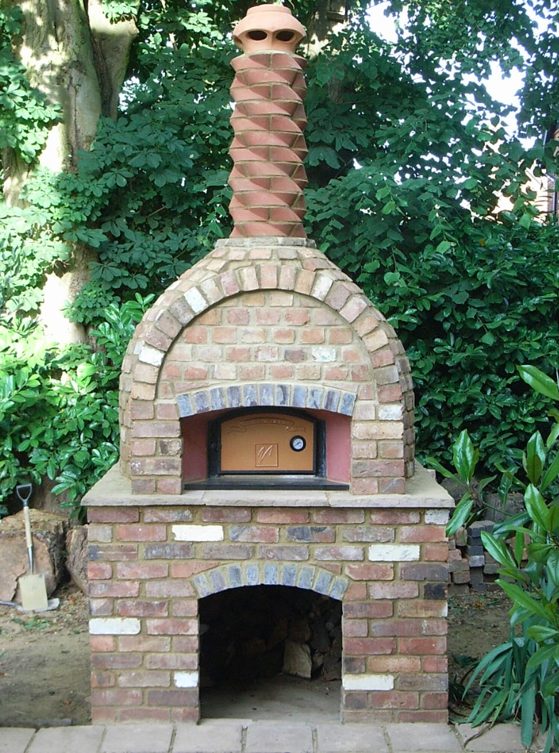 A build-your-own pizza oven from a Valoriani kit supplied by Orchard Ovens.