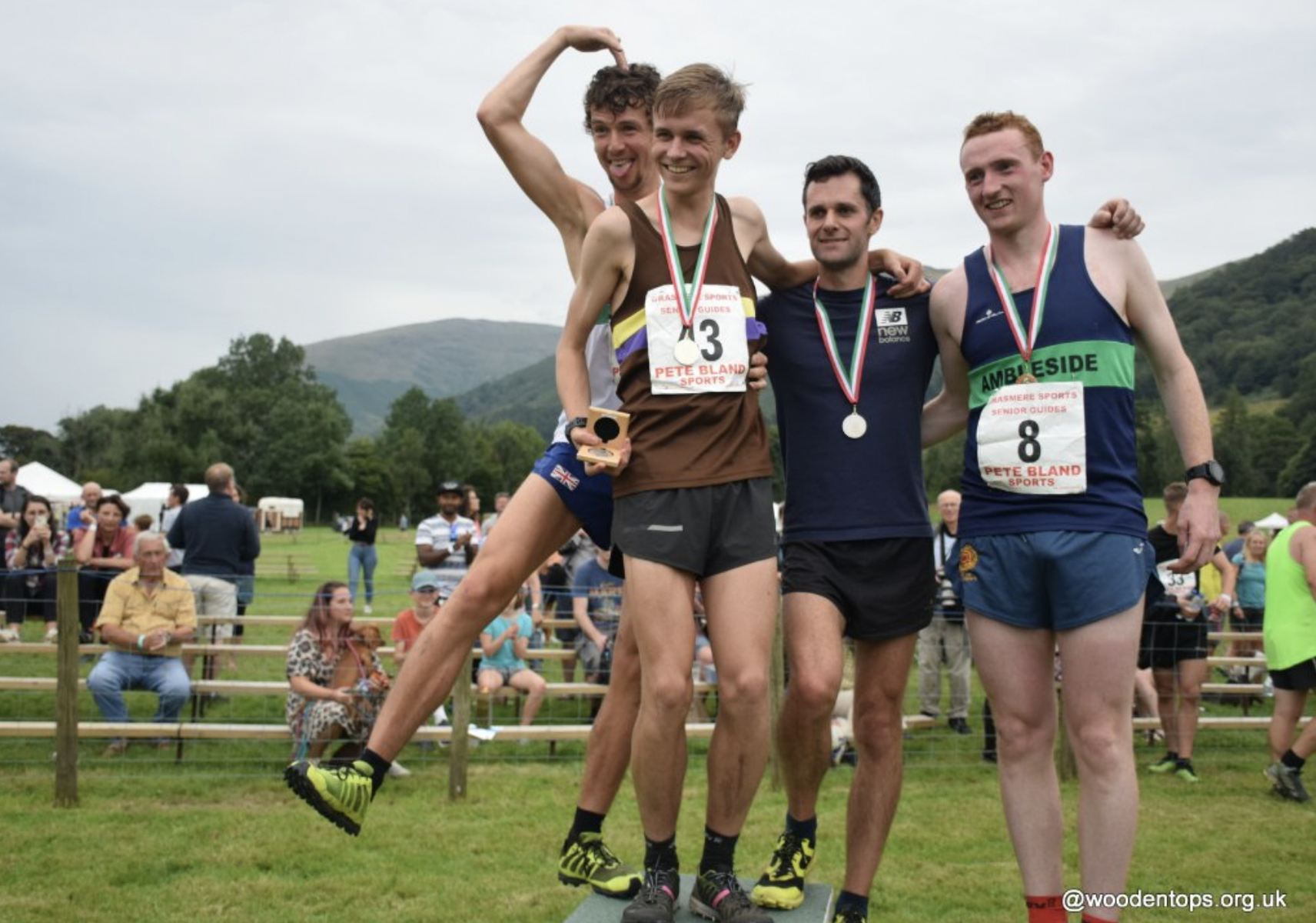 Grant Finlay, winner of the prestigious Senior Guides Fell Race at Grasmere Lakeland Sports and Show 2022