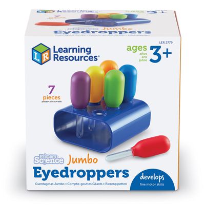 Primary Science® Jumbo Eyedroppers with Stand 