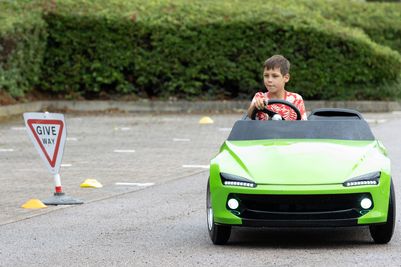 Youngsters aged 4-10 can get behind the wheel of the electric Firefly Sport with Young Driver