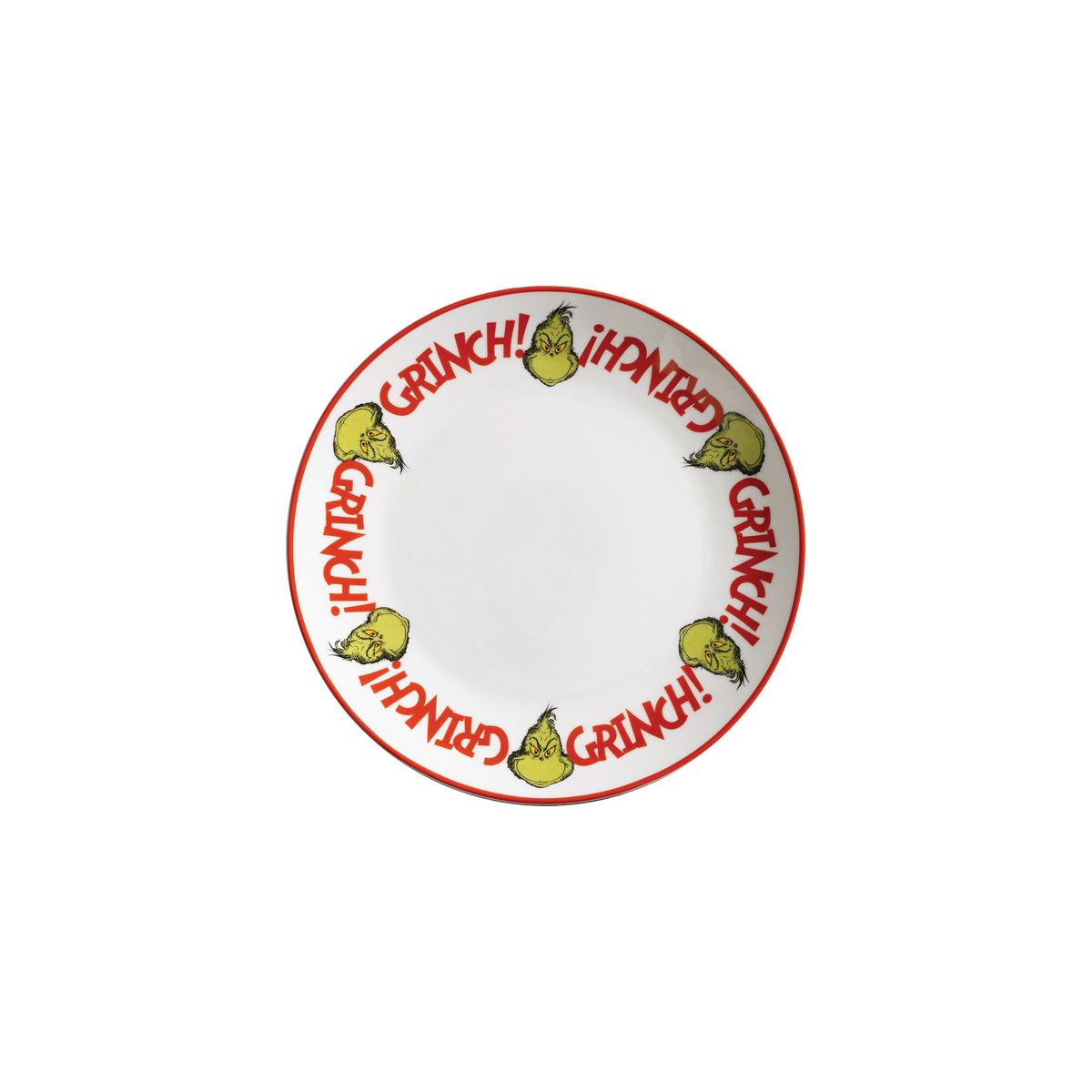 7.5 INCH SIDE PLATE GRINCH GRINCH GRINCH PATTERN