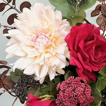 Suggested Header Born In January - Artificial Garnet Flower Bouquet & Vase Set.jpg