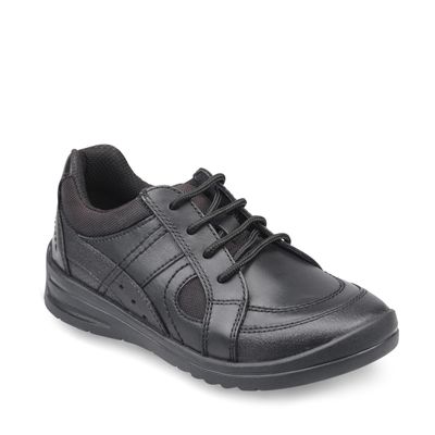 AIR RITE 'Yo Yo' in black leather in Boys Primary Collection 